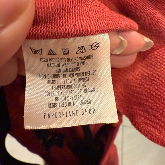 Paper planes RICH OR DYE FRENCH TERRY JOGGERS - SUNSET - Picture 6 of 7